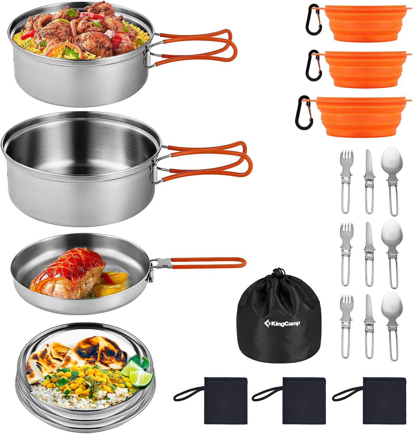 KingCamp Camping Cookware Set for Outdoor Cooking Adventures