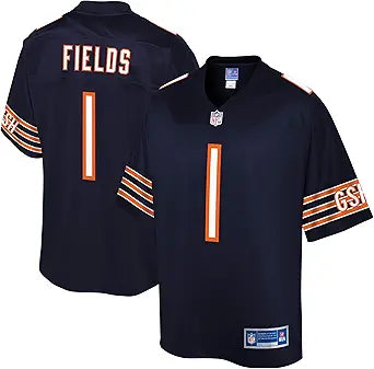 NFL PRO LINE Men's Justin Fields Navy Chicago Bears Jersey Review
