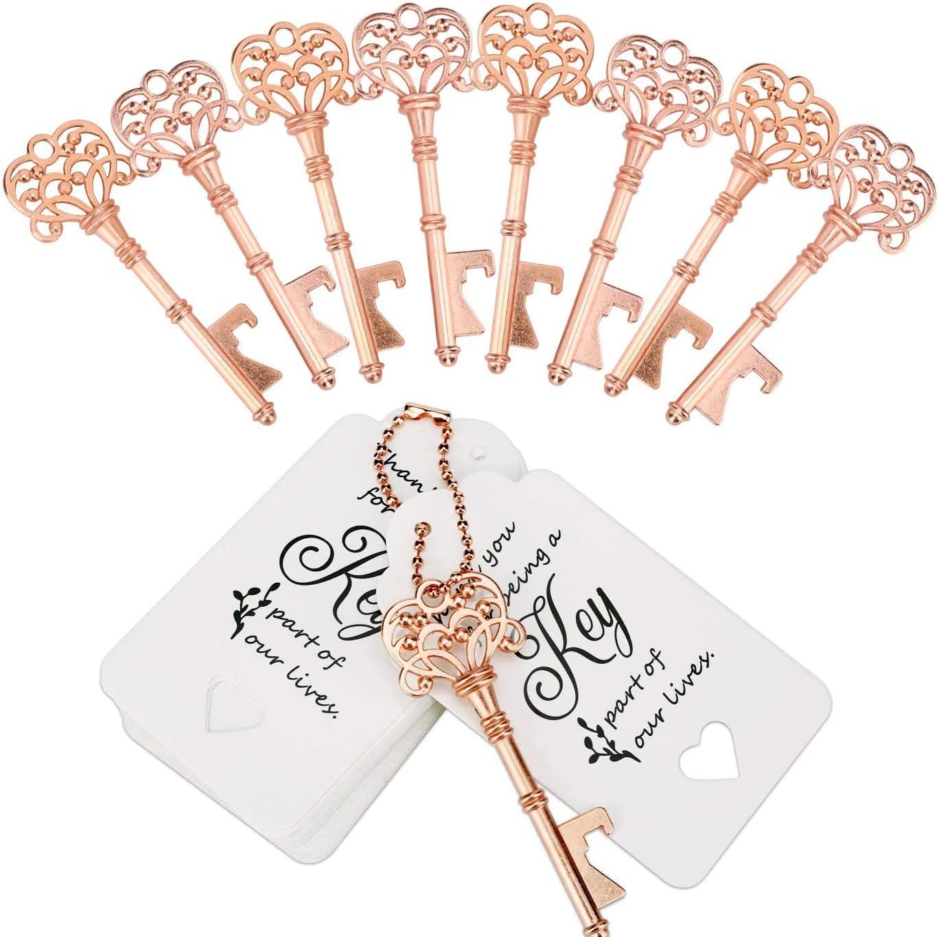 Vintage Skeleton Key Bottle Openers for Memorable Weddings