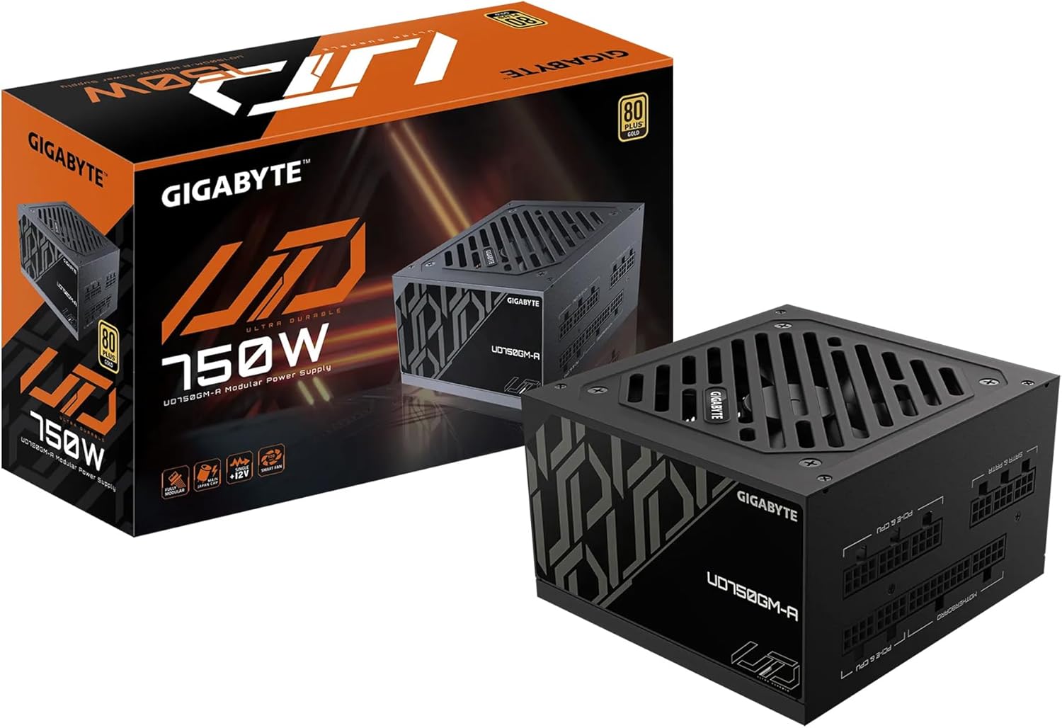 GIGABYTE 750W PSU - Efficient & Modular Power Supply
