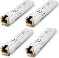 SFP to RJ45 Module 1000BASE-T Transceiver - Pack of 4 for Gigabit