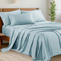 Shilucheng 6 Piece Queen Sheet Set - Cooling, Deep Pocket 16in