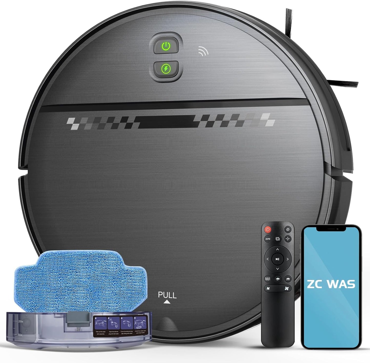 Robot Vacuum and Mop Combo for Pet Hair and Hard Floors