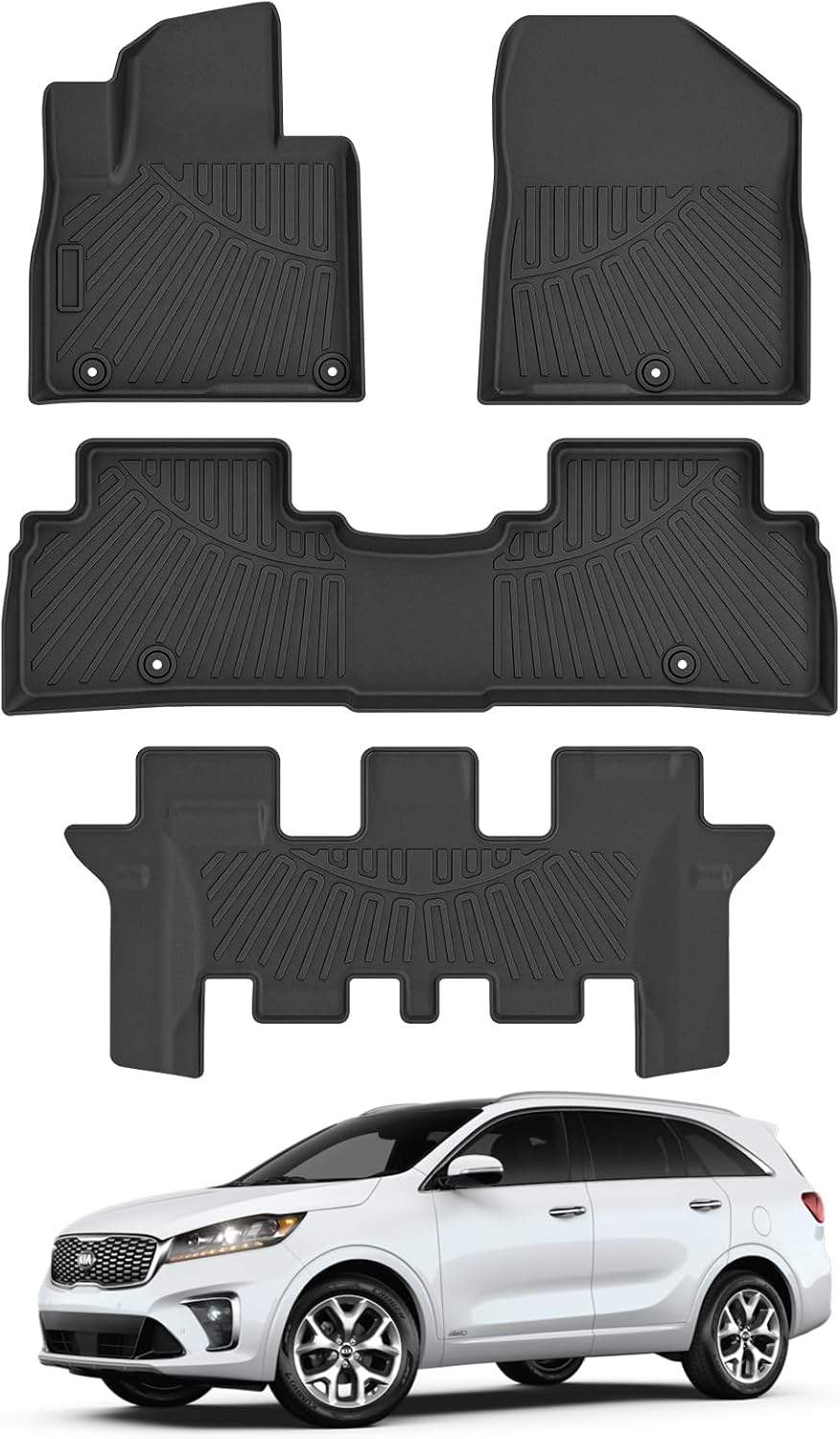 Custom Cartist Floor Mats for Kia Sorento 2016-2020 Models