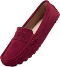 BEAUSEEN Women's Genuine Leather Penny Loafers - Classic Comfort 100%