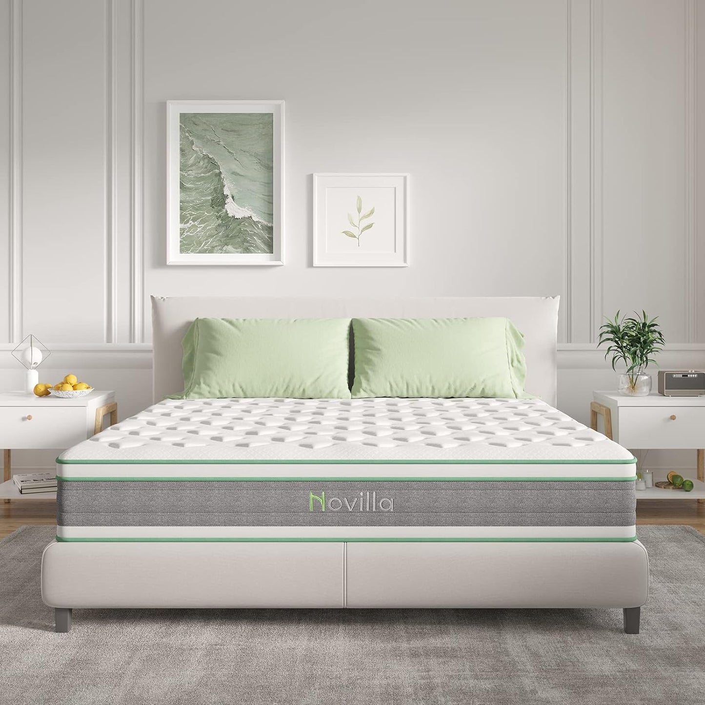 Novilla Twin Size Mattress with Medium Firm Feel for Comfort