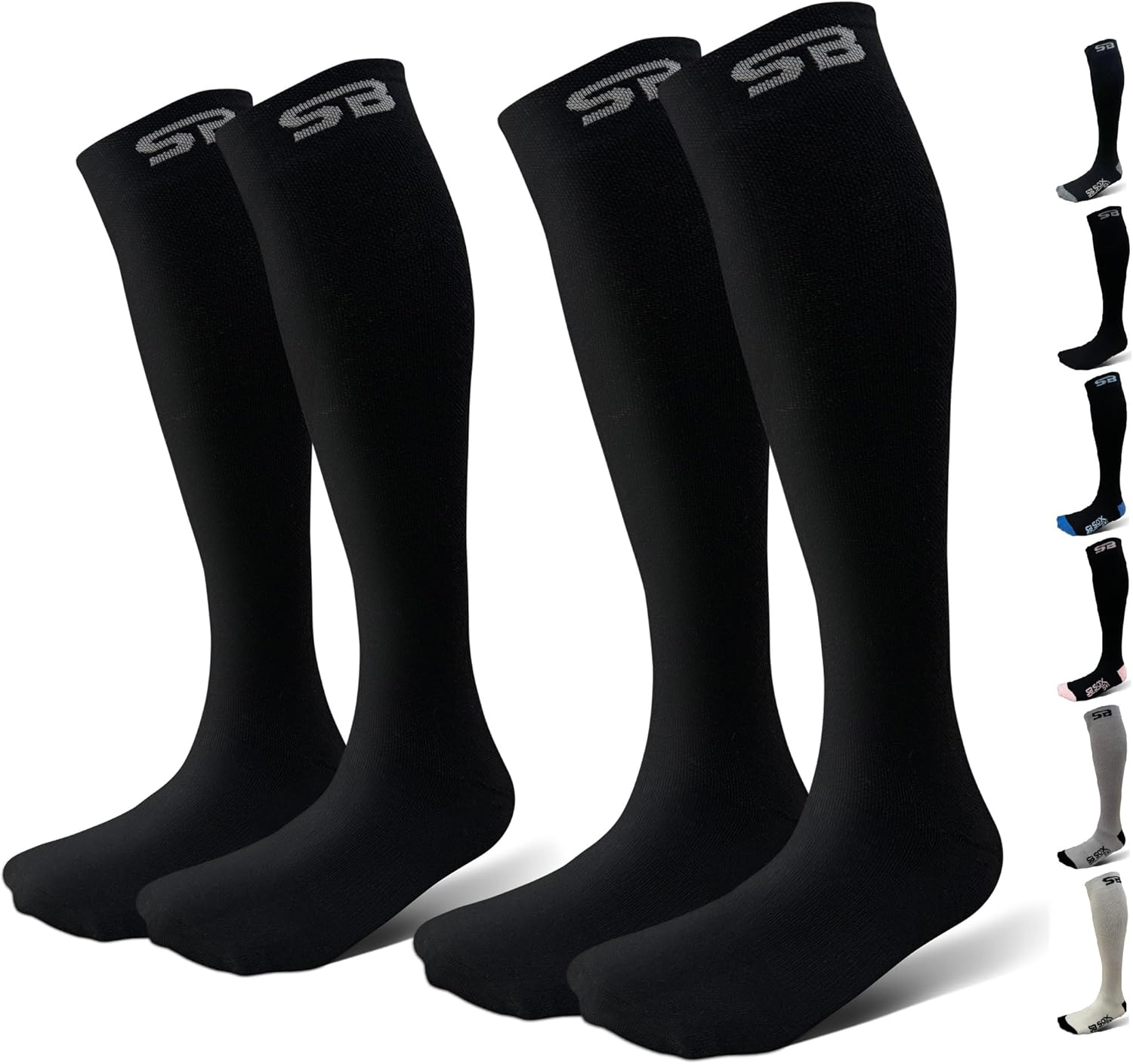 SB SOX Merino Wool Ski Socks - All-Day Warmth (2 Pairs)