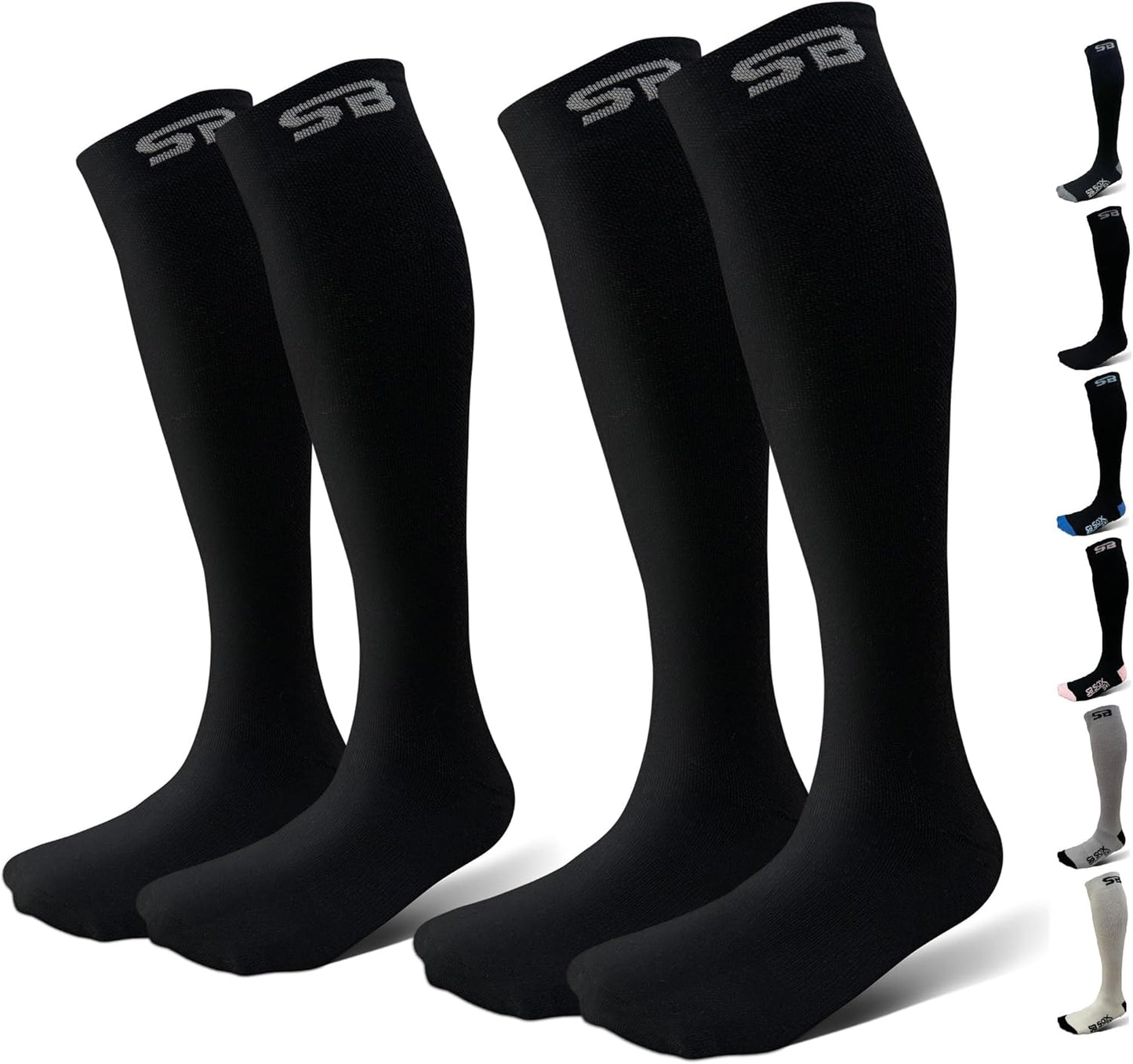 SB SOX Merino Wool Ski Socks - All-Day Warmth x2