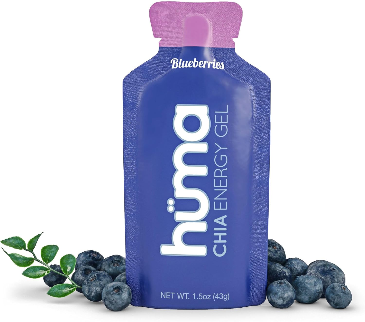 Huma Chia Energy Gel - Natural Blueberry Fuel for Endurance