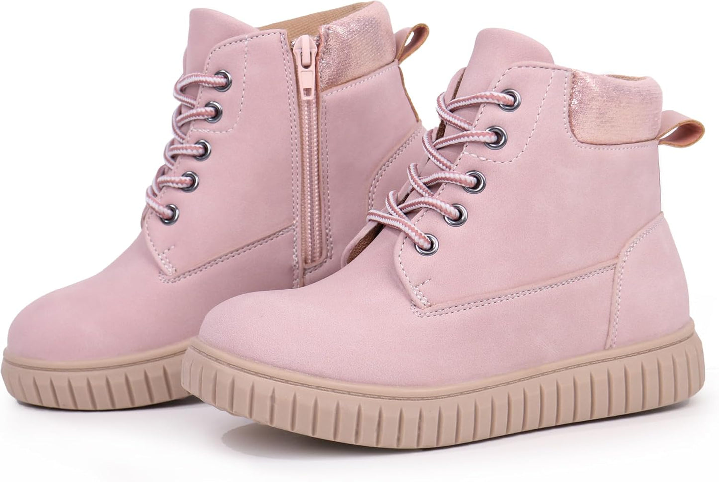 Tobfis Kids Zipper Ankle Boots for Boys & Girls - Stylish & Safe