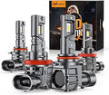 Nilight 9005/HB3 H11/H9/H8 LED Bulbs Pack of 4 - 6000K Super Bright