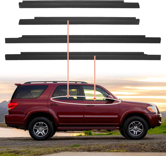 ACLONG Weatherstrip Window Seal Kit for Toyota Sequoia 2001-2007
