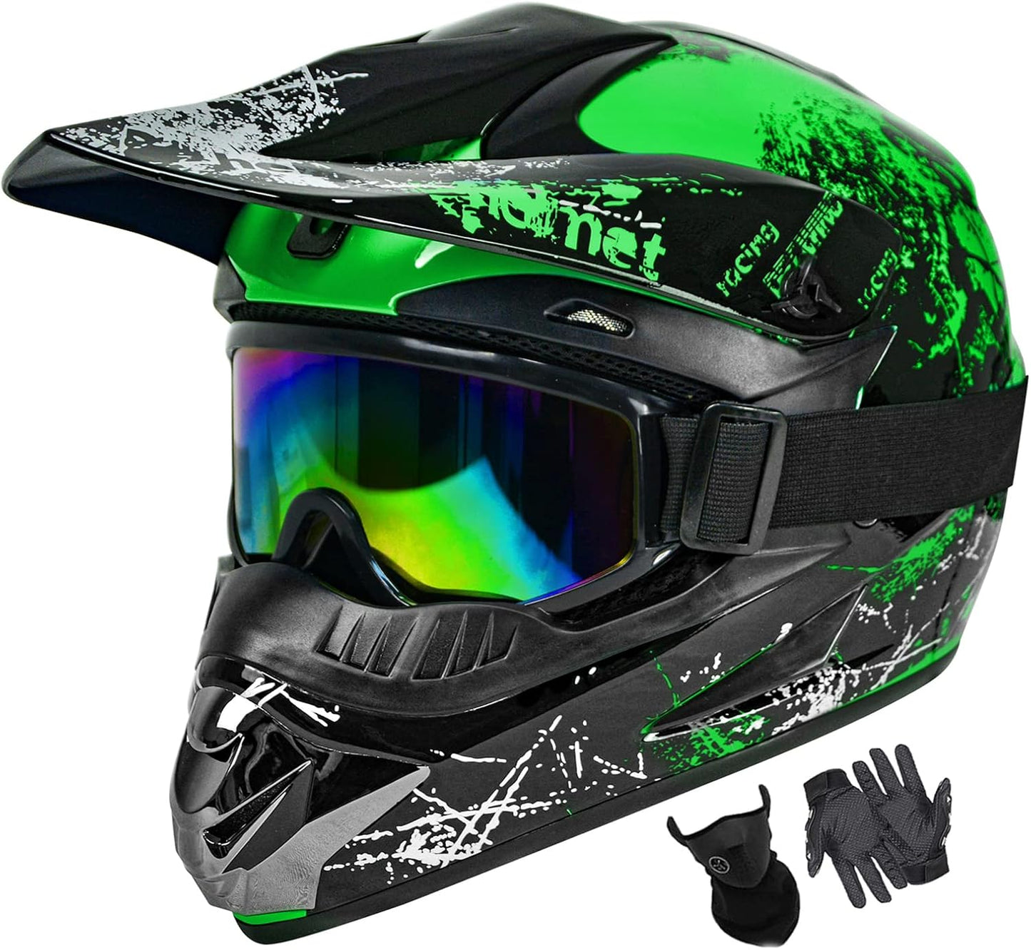 Dirt Bike Helmets for Youth and Adults - DOT Approved Safety Gear