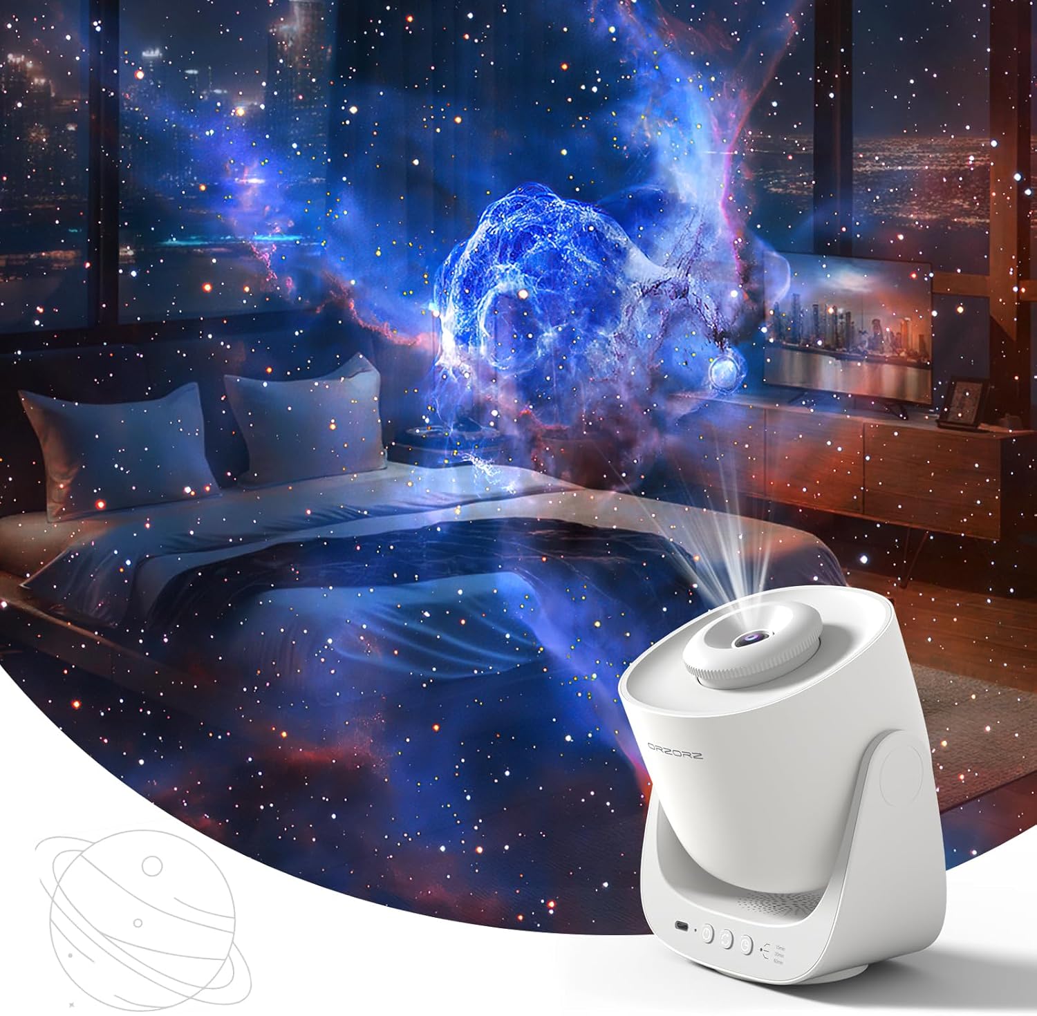 Orzorz Galaxy Projector - Real Starry Sky Experience