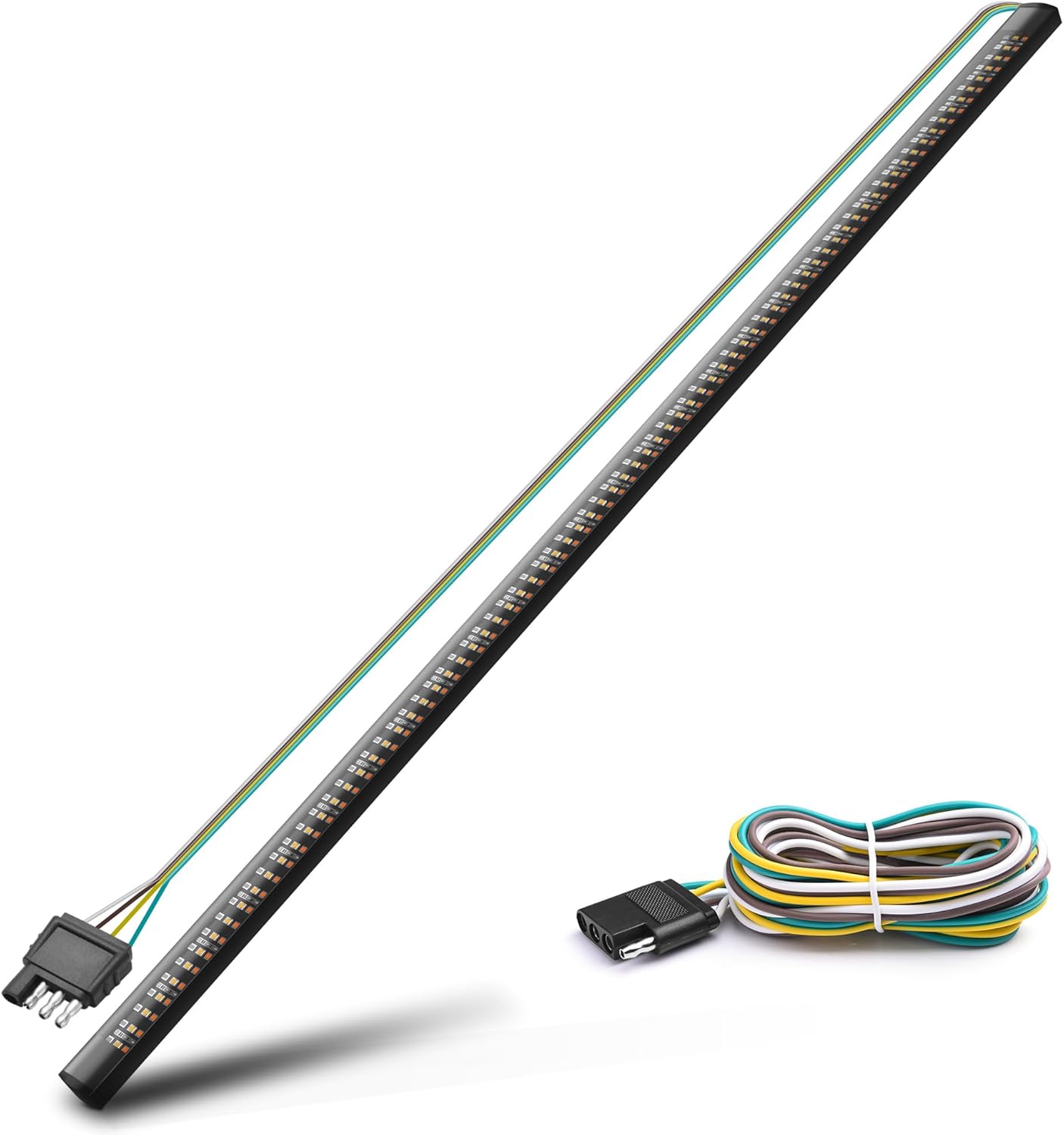 MICTUNING 60 Inches Triple LED Tailgate Strip Light with 5 Functions