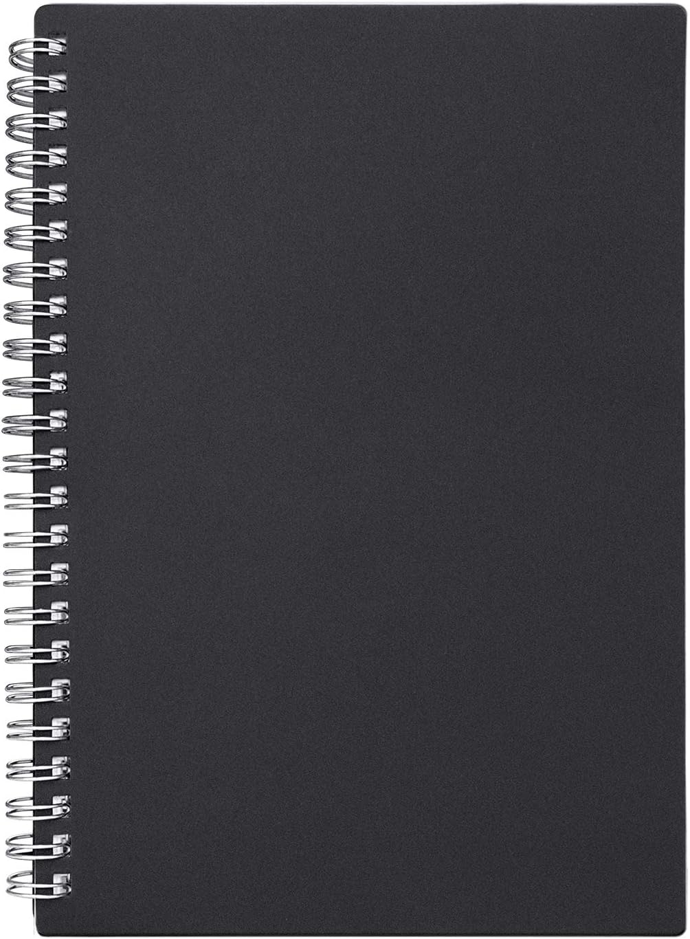 ZZTX Spiral Notebook: College Ruled, Kraft Cover, 140 Pages