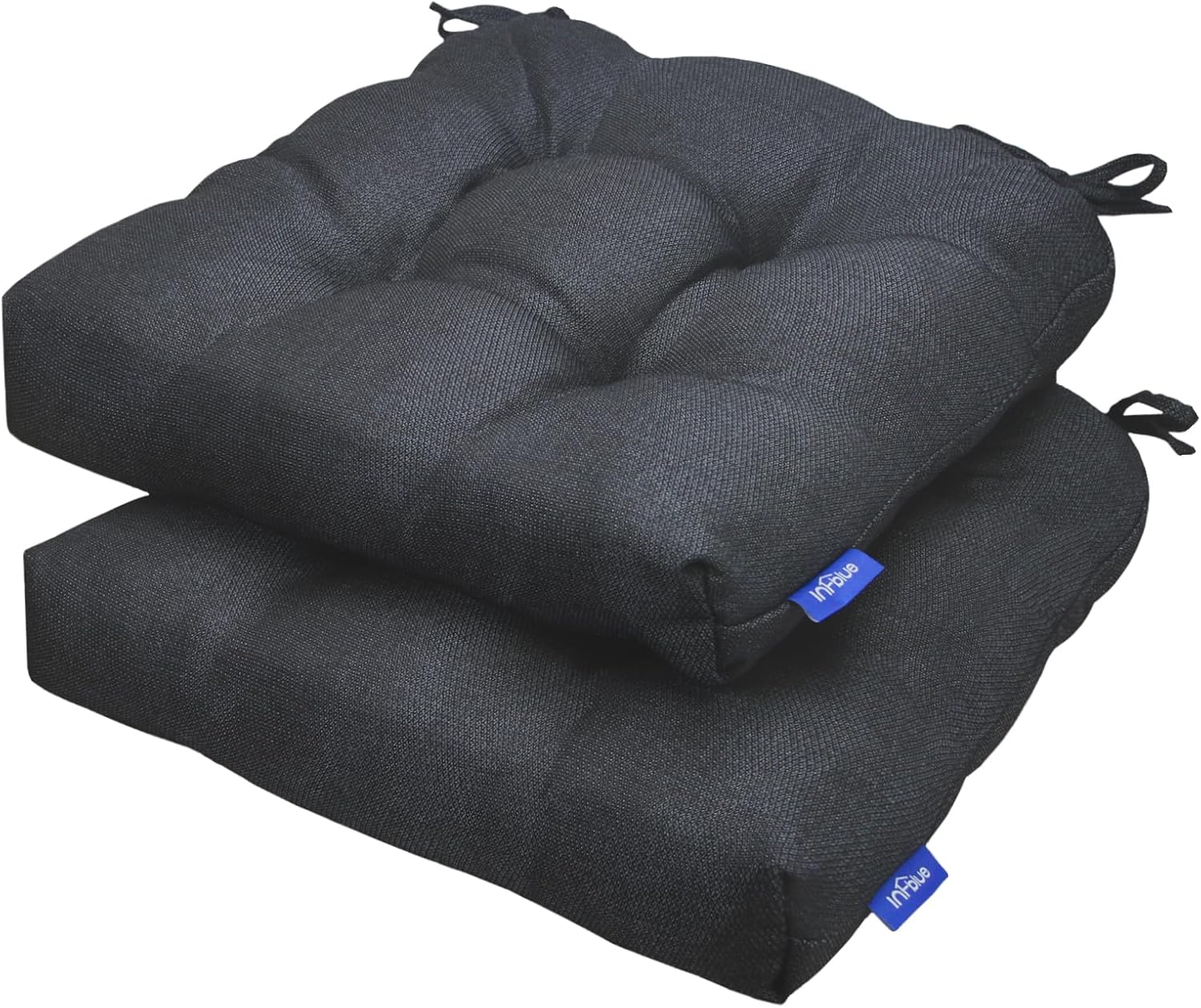 Outdoor Tufted Wicker Cushions for Patio Furniture Set of 2
