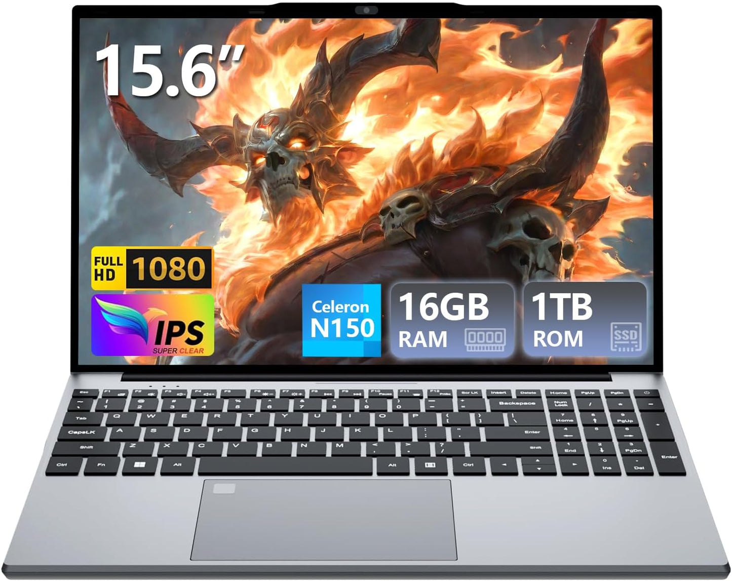 2025 Laptop with Celeron N150 and 16GB RAM for Work and Study