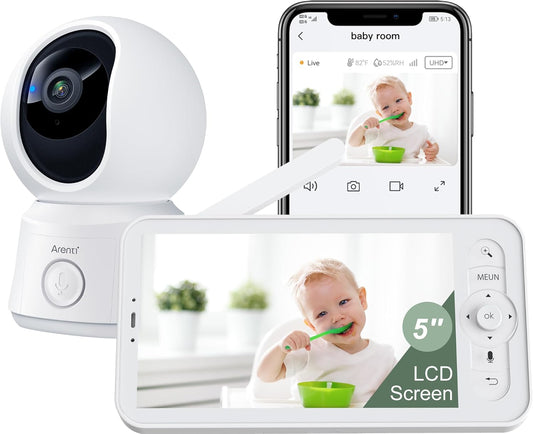 ARENTI Smart Baby Monitor: 1080P Video, Clear Audio