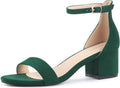 Party Women's Open Toe Low Block Chunky Heels Sandals - 2.25in Comfort