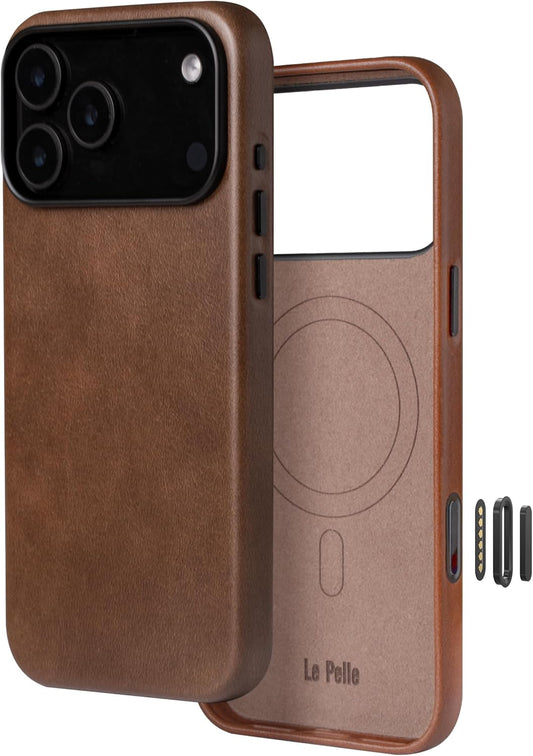 Handcrafted Premium Italian Leather Case for iPhone 17 Pro