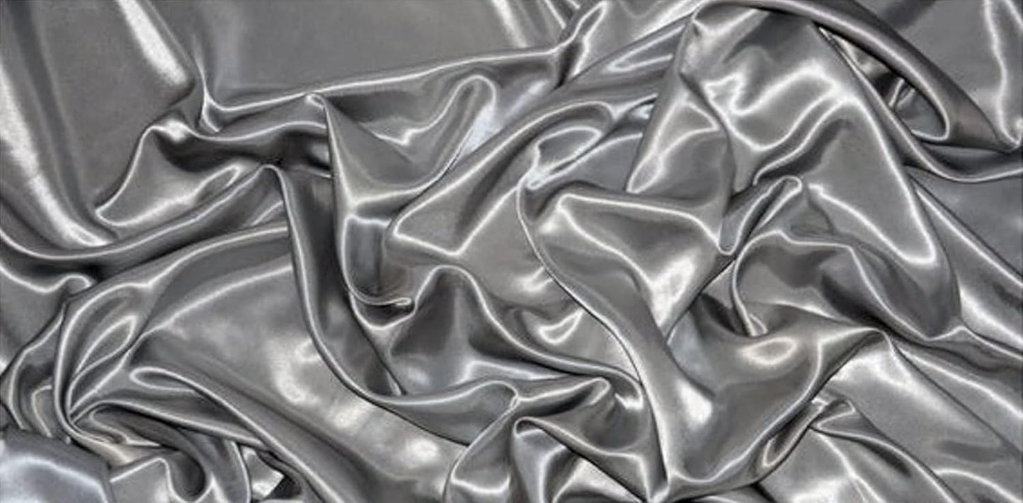 Luxurious Bridal Satin Charmeuse Fabric - 60in Wide, Soft & Smooth