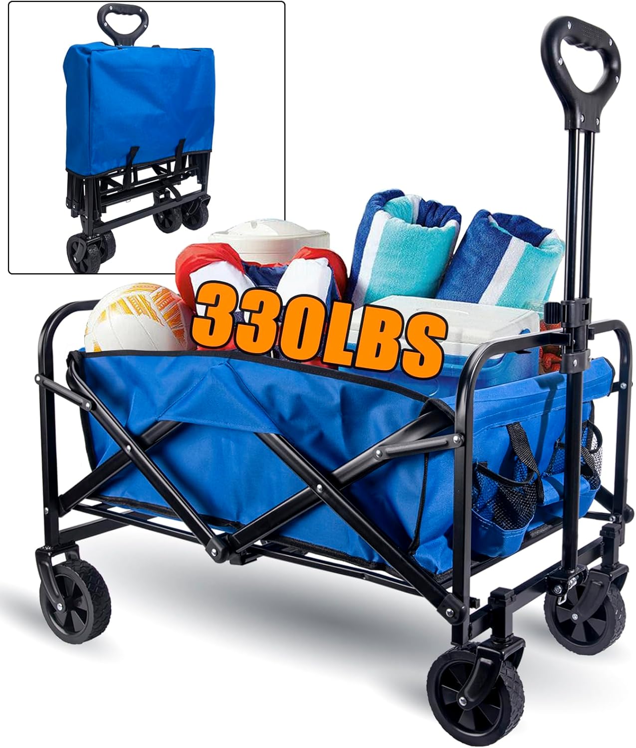 Portable Heavy Duty Wagon Cart by CMOOD