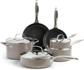 GreenPan Canterbury 10 Piece Cookware Set - Healthy Ceramic Nonstick