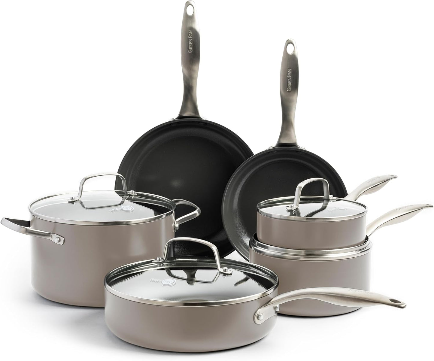 GreenPan Canterbury 10 Piece Cookware Set for Healthy Cooking