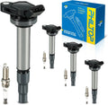 Ignition Coil Pack and Iridium Spark Plugs Set of 4 - Reliable