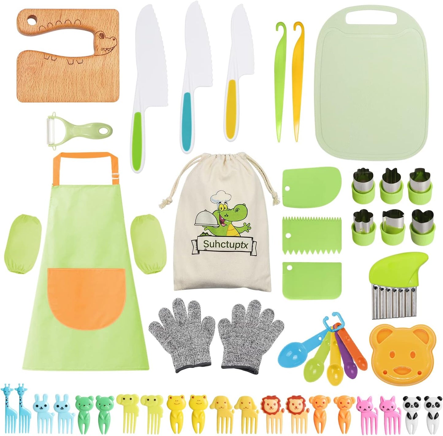 Kids Safe Cooking Set - Birthday Gift Age 3-8