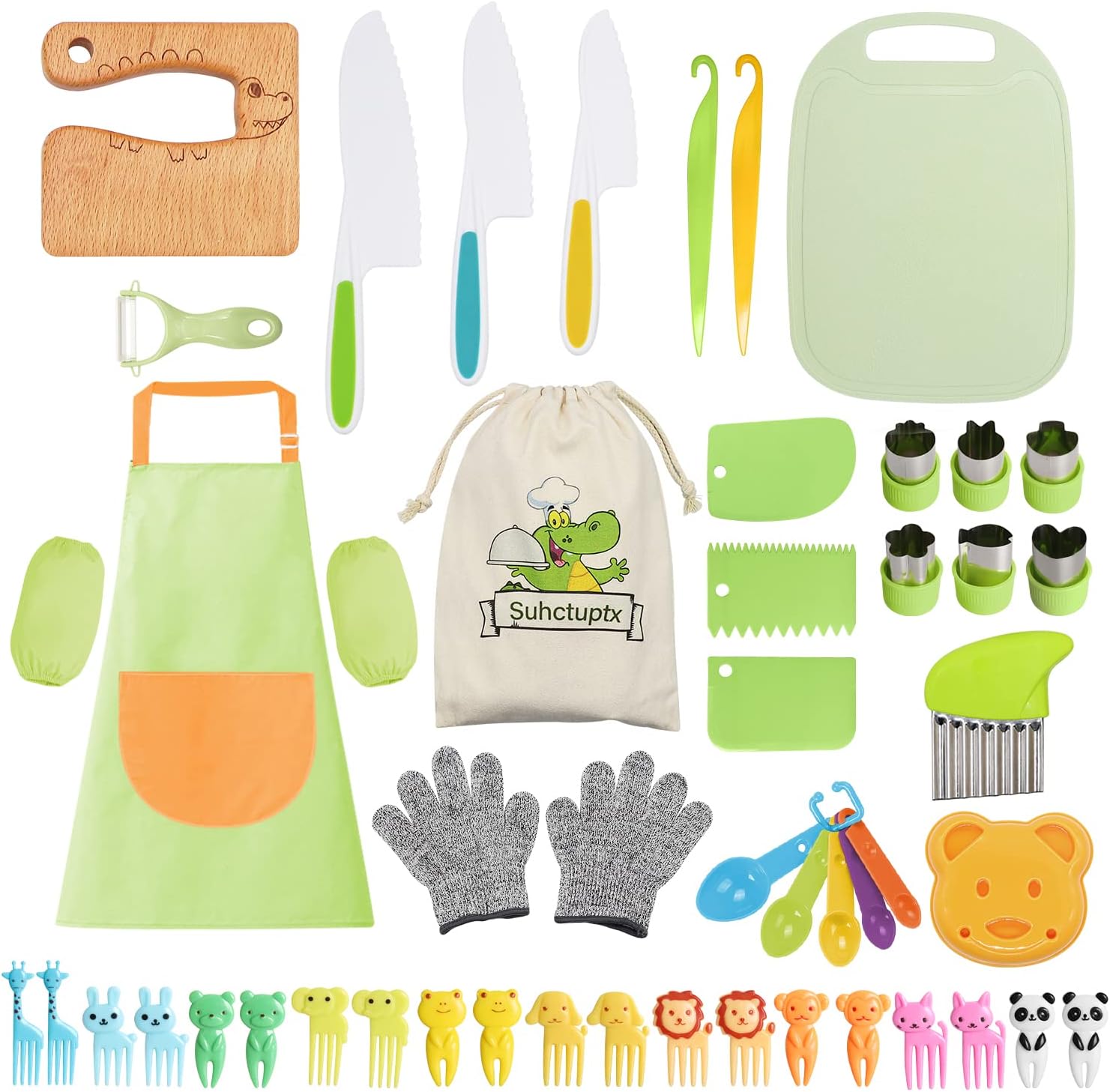 Kids Safe Cooking Set - Birthday Gift Age 3-8