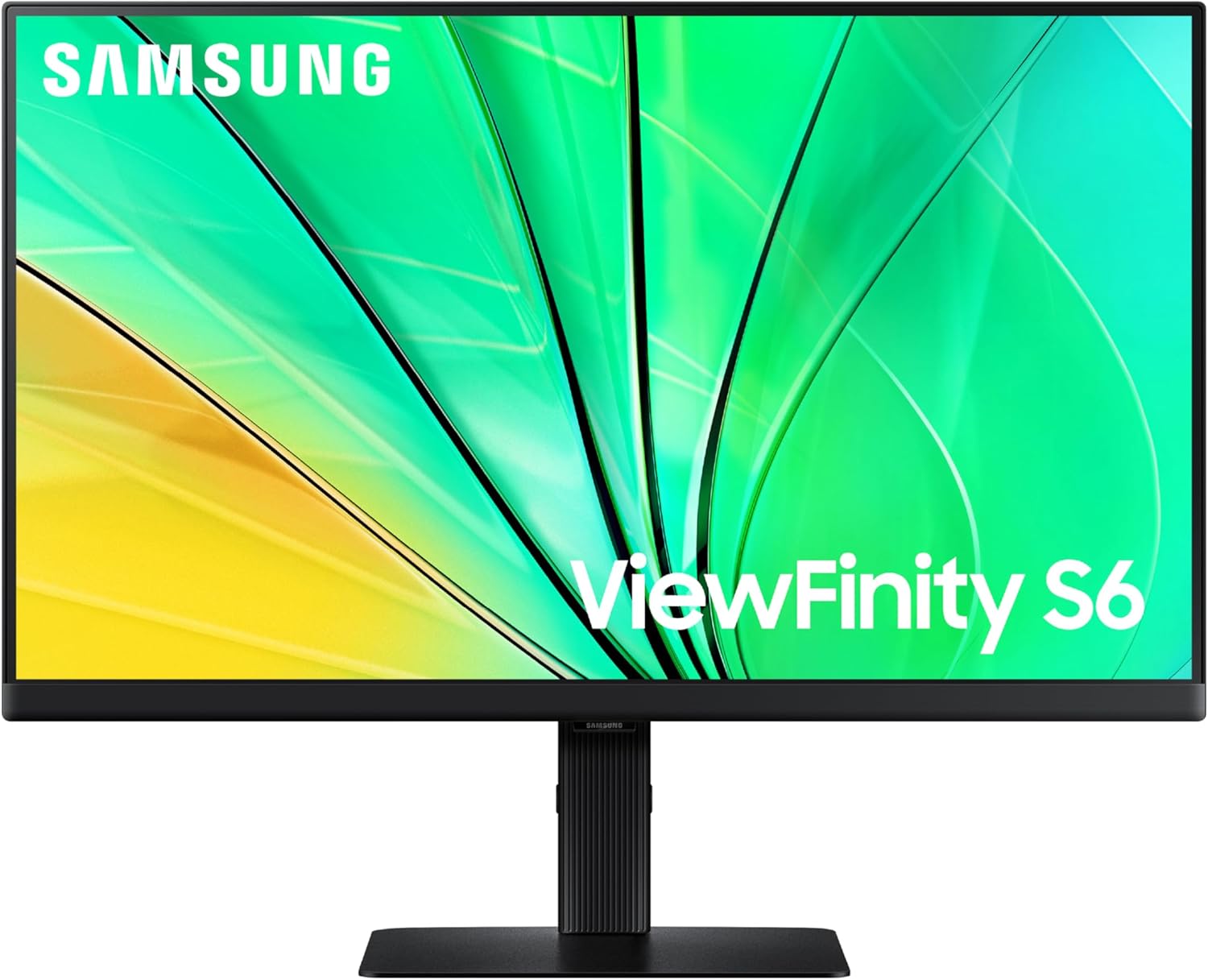 SAMSUNG 24in ViewFinity S6 QHD Monitor with HDR10 & 100Hz