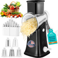 Rotary Cheese Grater Hand Crank 5-in-1 - Efficient Prep Tool