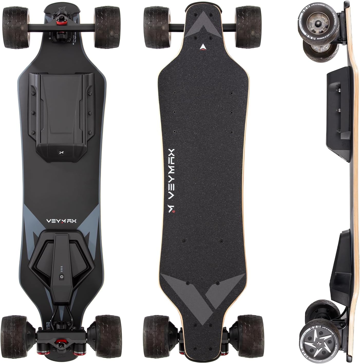 X4 Electric Skateboard with Remote - 29 Mph Speed & 1100W Power