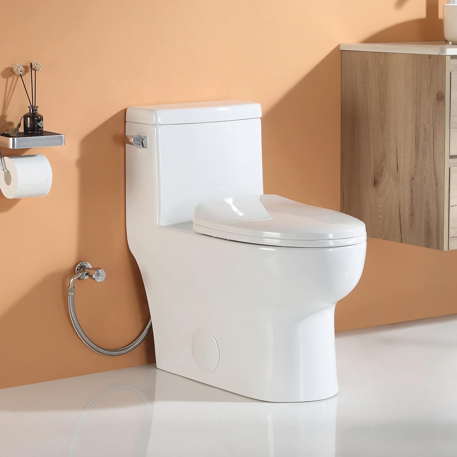 HOROW HR-ST076W Elongated Toilet with Soft Closing Seat