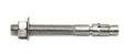 CONFAST 5/8 in x 8-1/2 in Stainless Steel Wedge Anchor - Durable Wet