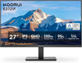 KOORUI 27 in QHD IPS Gaming Monitor - Smooth 100Hz Performance