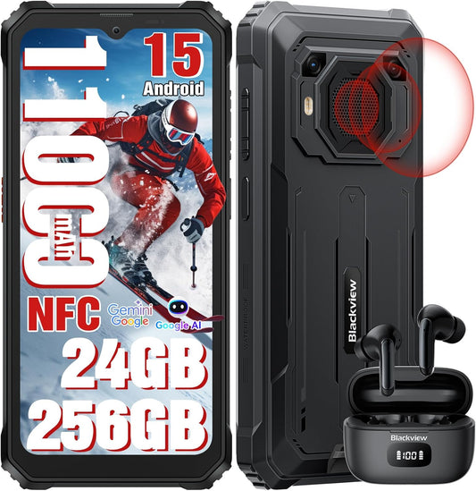 Blackview BV6200Plus Rugged Phone with 11000mAh Battery and 24GB RAM