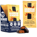 Keto Chocolate Snack Bars (10 Pcs) - Low Carb Peanut Butter Crunch