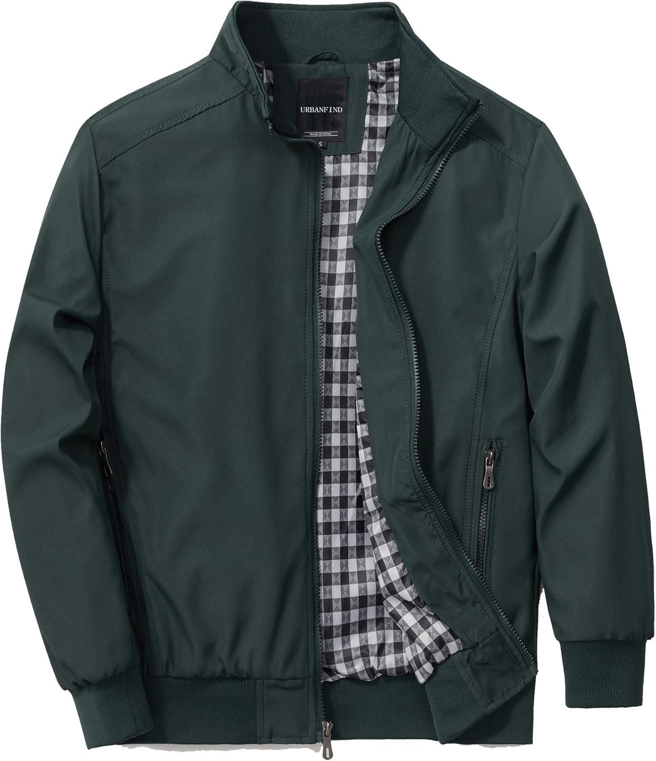 URBANFIND Men's Sports Shell Jacket Lightweight Windbreaker