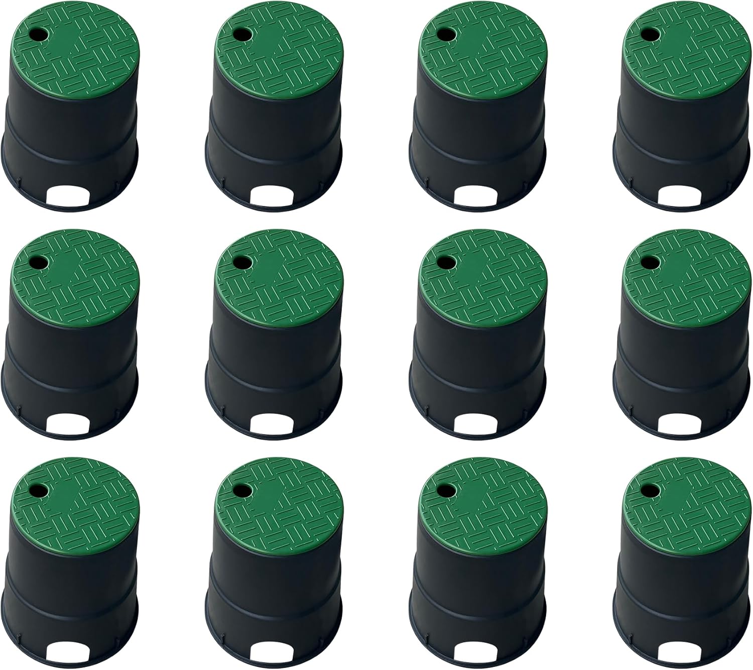 Durable PP Valve Boxes for Sprinkler Systems - 12 Sets