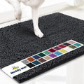 Muddy Mat Charcoal 48x60 Dog Door Mat for Muddy Paws - Super Absorbent