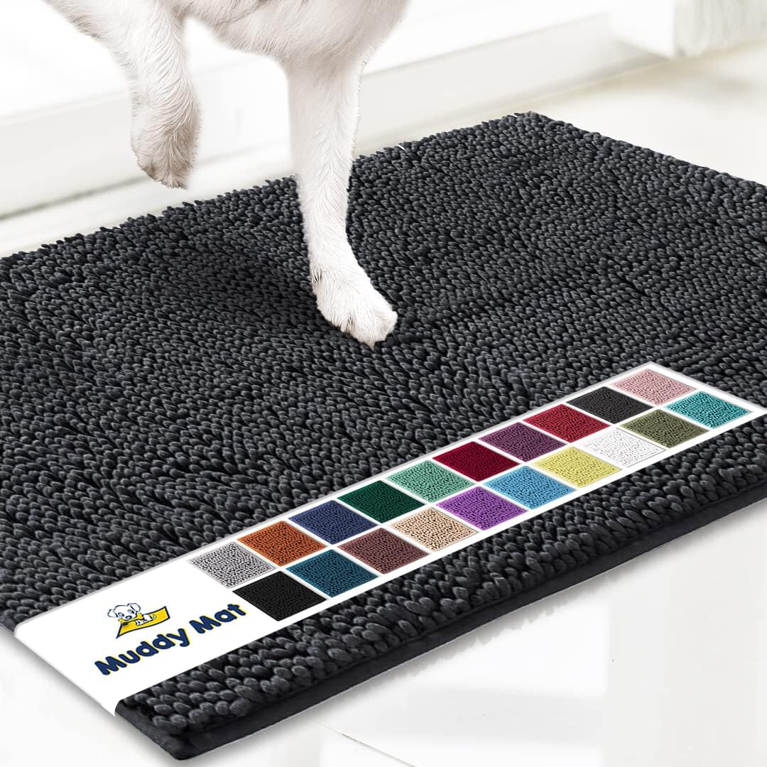 Muddy Mat Original Dog Door Mat for Muddy Paws - Super Absorbent