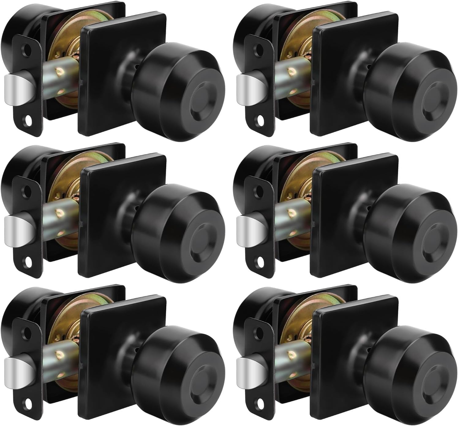 Goldenwarm Black Closet Door Knobs for Modern Interior Spaces