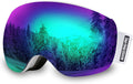AKASO OTG Ski Goggles - Magnetic Interchangeable Lenses for Clear