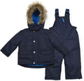 Boys Ski Jacket and Snowbib Snowsuit Set - Warm, Windproof Arctic