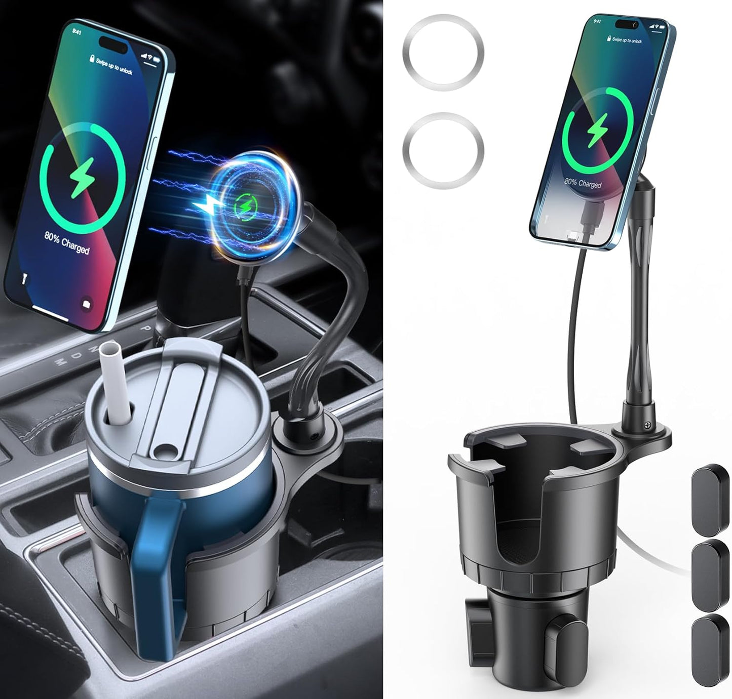 15W Fast Charge Magnetic Cup Phone Holder - Sinvanho