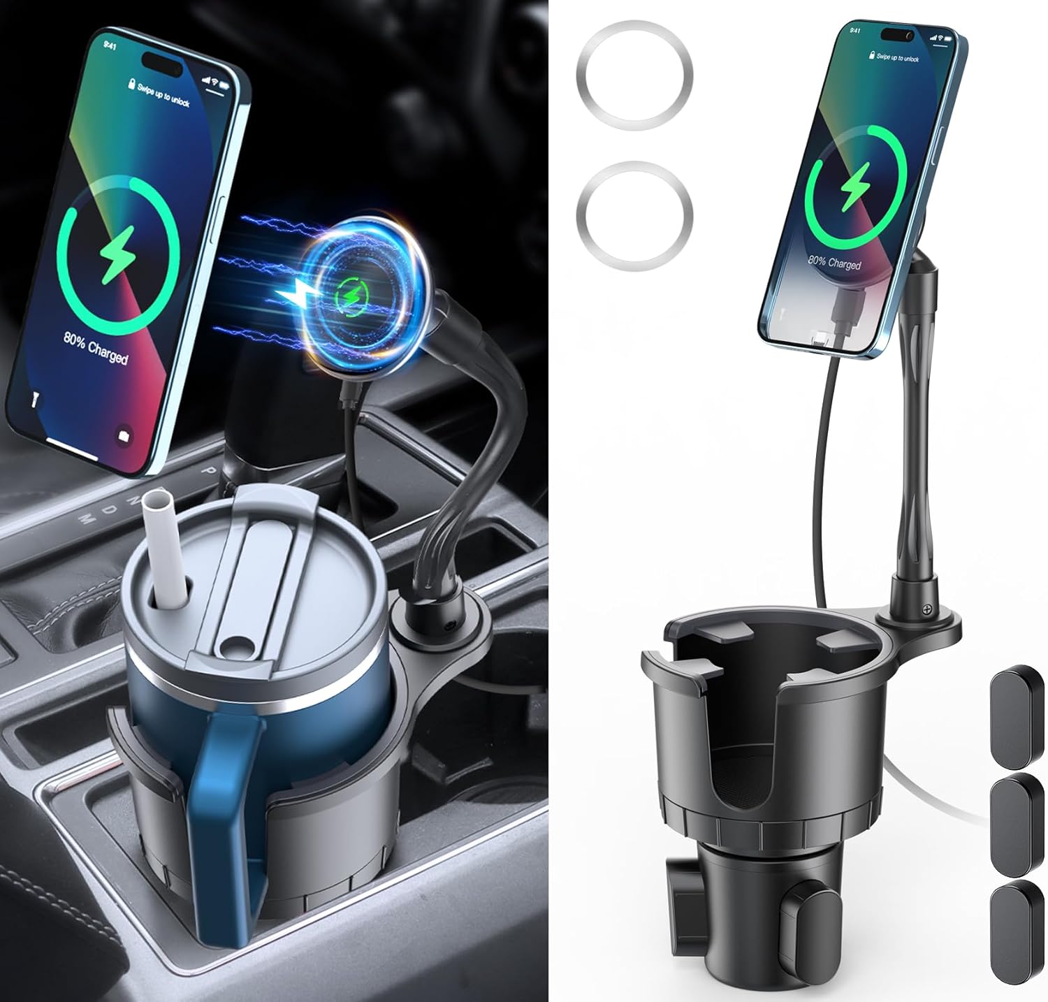15W Fast Charge Magnetic Cup Phone Holder - Sinvanho
