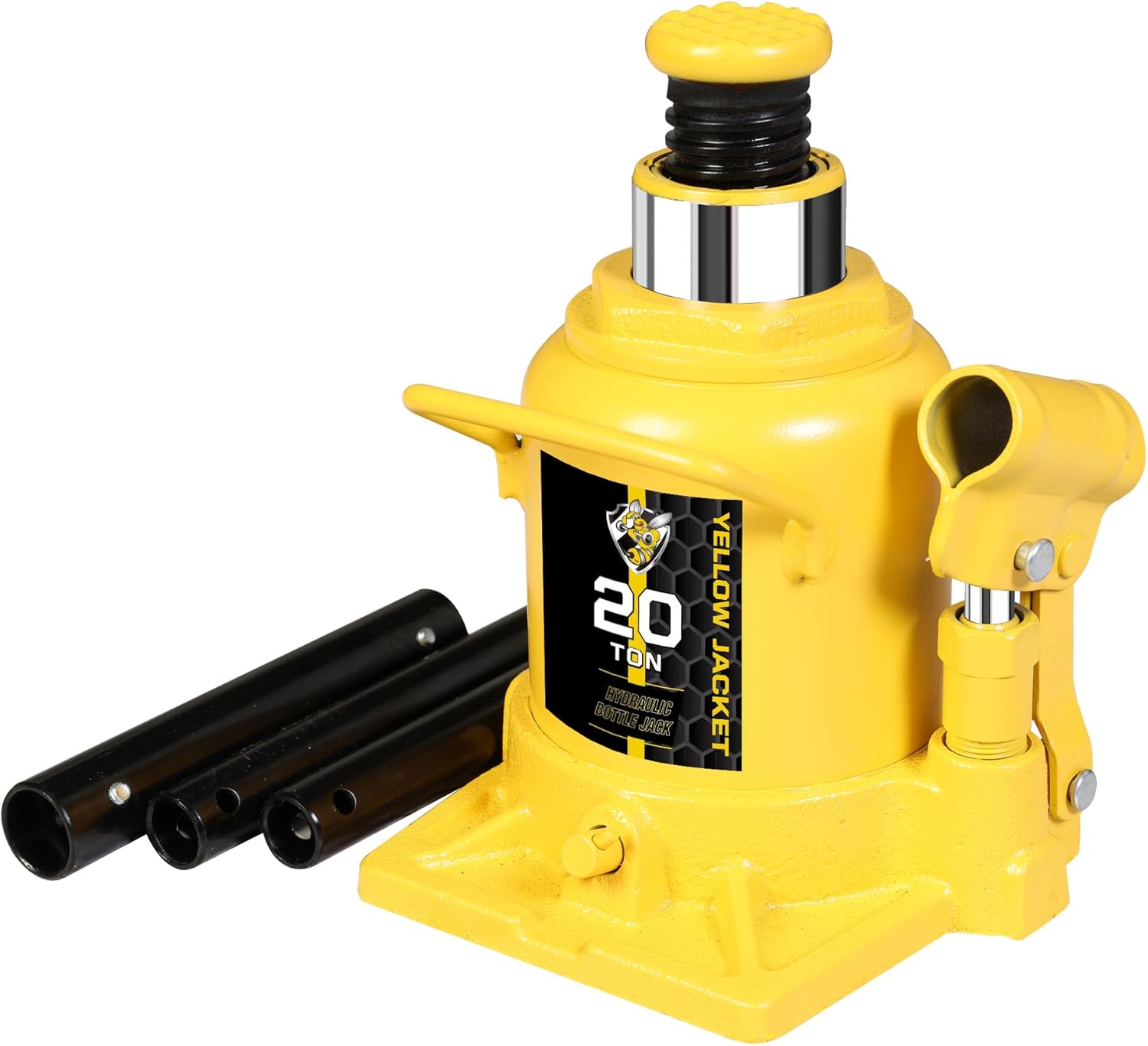 20 Ton Low Profile Hydraulic Bottle Jack for Heavy-Duty Tasks